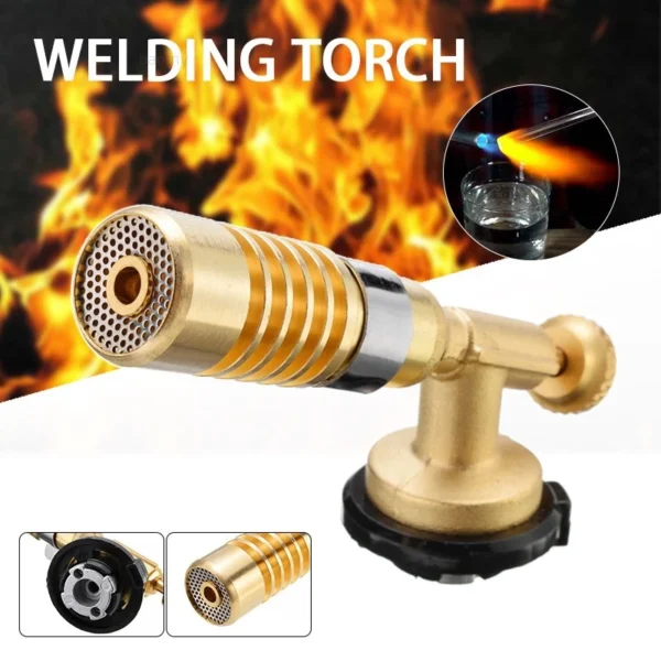 0e3f8f1f029890977c8eab1f957f94c0.webp New all bronze Professional Brazing Welding Nozzle Blow Torch Propane Gas Plumbing Torch