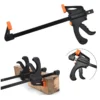 5694ad24f626a1325a57da6ceaad0f75.webp 4 inchWoodworking Bar F Clamp Clip Hard Grip Quick Ratchet Release DIY Carpentry Hand Vise Tool