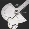71ca66df153628c4673822c79569f0fa.webp New Stainless Steel 180 Degree Protractor Angle Ruler Rotary Measuring Tool