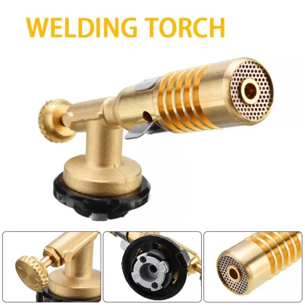 737d4ebaae863e63936d9cf9739b6408.webp New all bronze Professional Brazing Welding Nozzle Blow Torch Propane Gas Plumbing Torch