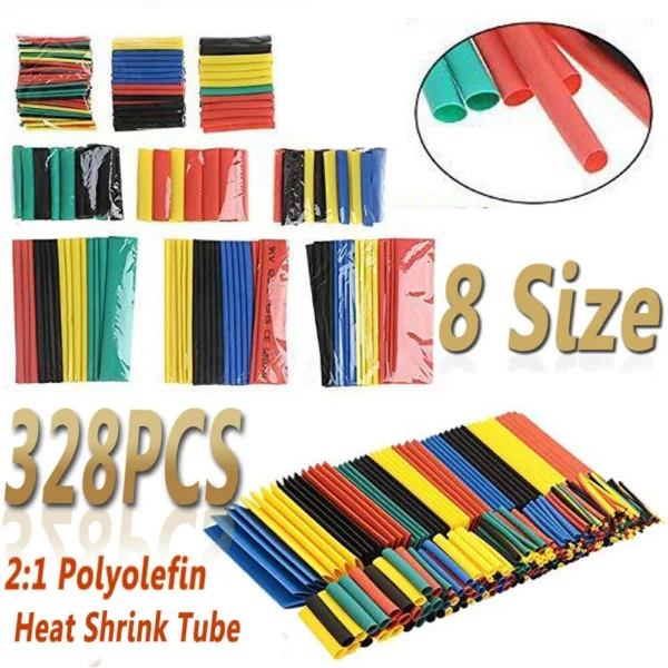 8258046f2871818c0288bb01b6d90364.webp 328 PCS Set Heat Shrink Tube Assorted Insulation Shrinkable Tube
