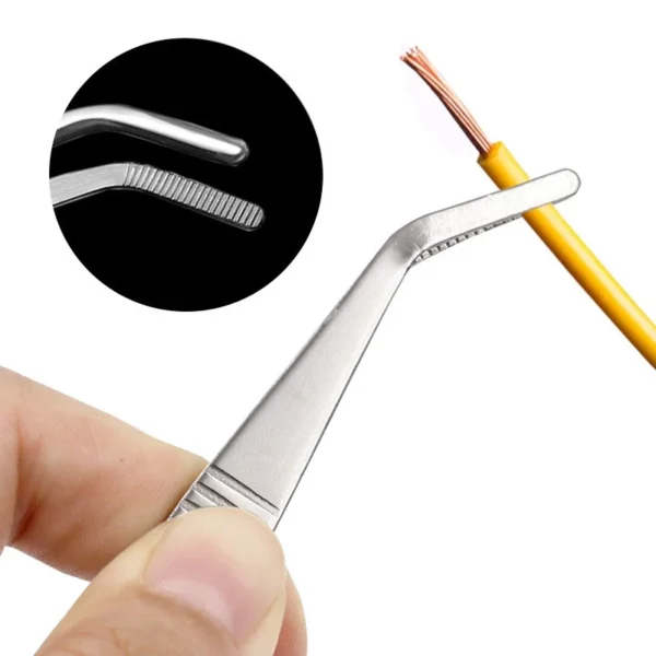 af636af49233be68c2057d6de21abffd.webp Multi popuse Stainless Steel Tweezers High precision Household Medical Extension Long Electronic Repair Food Tweezers