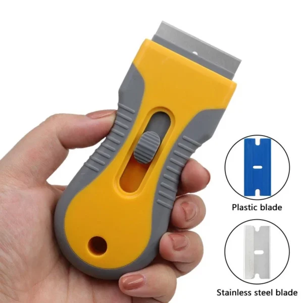 cn-11134207-7ras8-m1hzqwlkahppbe.webp Glue Removal Blade Glass Oven Razor Scraper Plastic Handle Razor Scraper Spatula Car Film Tool Window Cleaning Blade Scraper