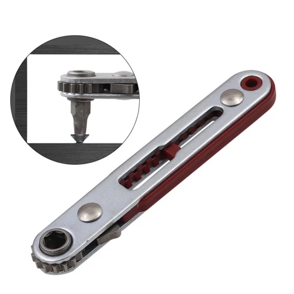 sg-11134201-22100-5be9861sruivff.webp 1pc Mini Torx Hex Ratchet Wrench Bidirectional Control For Single Double Head Screwdriver Bits Tool 6 35mm