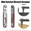 sg-11134201-22100-qfm5z41sruiv88.webp 1pc Mini Torx Hex Ratchet Wrench Bidirectional Control For Single Double Head Screwdriver Bits Tool 6 35mm