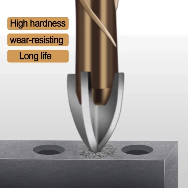 Cross Hex Hole Saw Tile Glass Cement Metal Ceramic Wood Plastic Alloy Triangle Drill Bit Size 3mm 4mm 5mm 6mm 8mm 10mm 12mm
